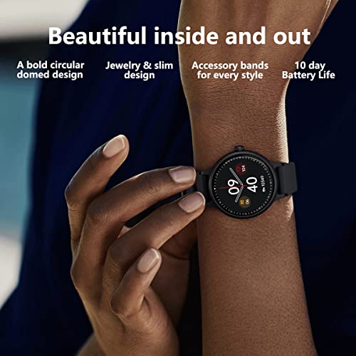 FITVII Smart Watch Answer/Make Call, Fitness Tracker with 24/7 Blood Pressure Heart Rate and Blood Oxygen Monitor, Sleep Tracker Calorie Step Counter Waterproof Smartwatch for Android iOS Women Men