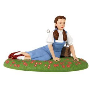 hallmark keepsake christmas ornament 2023, the wizard of oz ornament, under the poppies' spell, dorothy gifts