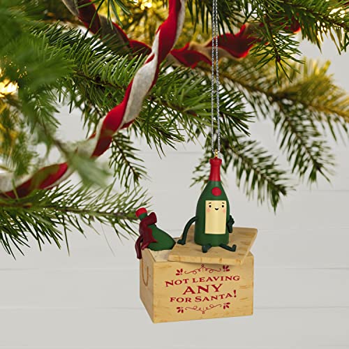 Hallmark Keepsake Christmas Ornament 2023, A Case of Christmas Cheer, Funny Wine Ornament, Wine Gifts