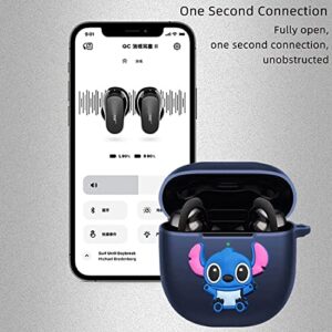 CASEVERSE Case for Bose QuietComfort Earbuds II, Soft Kawaii Silicone Cartoon Anime Protective Headphones Covers for Boys Girls Teens with Keychain