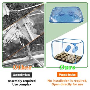 Litytlen Portable Mushroom Growing Tent-Spore Fungus Fume Hood Propagation Stations.