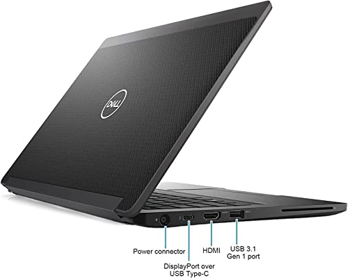 Dell Latitude 7390 13.3" FHD Touchscreen Laptop, Intel Core i7-8650U, 16GB DDR4 RAM, 512GB NVMe M.2 SSD, Fingerprint Reader, CAM, Windows 10 Pro (Renewed)