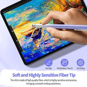 Stylus Pens for Touch Screens, Fiber Tips & High Sensitivity Universal Stylus Pen Compatible with iPad/iPhone/Android/Tablets and Other Capacitive Touch Screens Devices