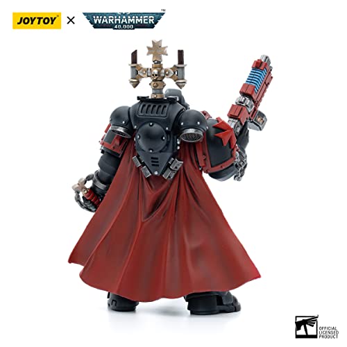 JoyToy Warhammer 40K: Black Templars Sword Brethren Brother Lombast 1:18 Scale Figure