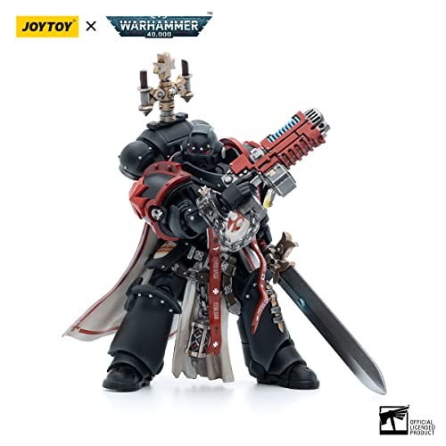 JoyToy Warhammer 40K: Black Templars Sword Brethren Brother Lombast 1:18 Scale Figure