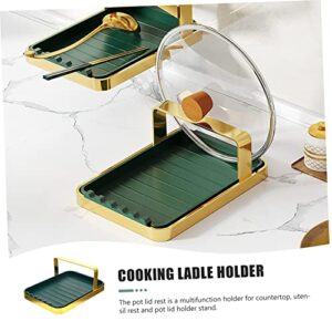 Cabilock Pot Lid Spoon Holder Cutting Board Holder Stand Pan Holder Pot Lid Holder Pan Lid Holder Pot Lid Rack Shelf Pan Organizer Home Supply Home Pan Organizer Kitchen Organizer Cupboard