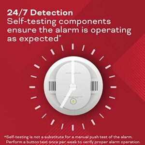 Kidde Smoke & Carbon Monoxide Detector, AA Battery Powered, LED Warning Light Indicators