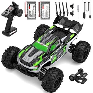 axguter 1:16 remote control car hight speed rc car 40km/h, 4x4 off road rc truck,waterproof electric powered rc moster truck all terrain vehicle with 2 batteries,best gifts for kids