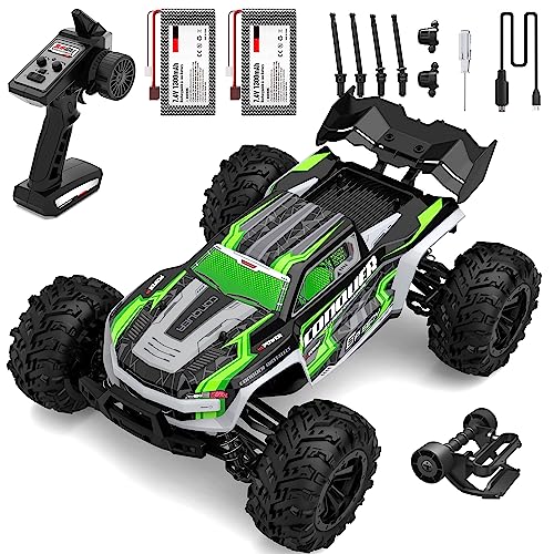 Axguter 1:16 Remote Control Car Hight Speed RC Car 40km/h, 4X4 Off Road RC Truck,Waterproof Electric Powered RC Moster Truck All Terrain Vehicle with 2 Batteries,Best Gifts for Kids