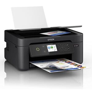 epson expression home xp-4205 wireless all-in-one color inkjet printer, black - print copy scan - 5760 x 1440 dpi, 10.0 ppm, 2.4" color display, auto 2-sided printing, voice activated, usb, wifi