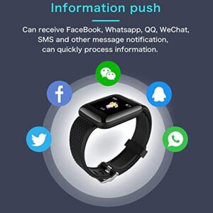 Bzdzmqm Smart Watches for Men Women, Smart Watche Health Fitness Waterproof Sports Bracelet, Activity Trackers and Smartwatches with Heart Rate Blood Pressure Monitor #1day