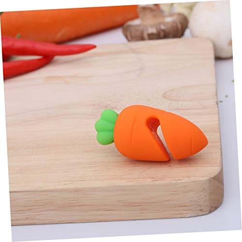 2pcs Kitchen Utensil Holder Silicone Spatulas Cakesicle Stand Soup Pot Lid Lifter Overflow Tools Silicone Clip Pot Carrot Pan Bracket Boil Guard Kitchen Tool Pot Cover Stopper