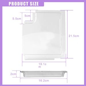 gtpartes RV Screen Door Slider Panel Clear Plexiglass 4701-00 Screen Door Slide Panel and 4700-00 Stopper Compatible with Dexter RH (Right Hand) Series 5050 Radius Corner Upgraded Screen Door