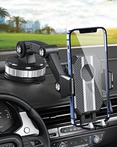 2023 new sucker car phone holder - universal phone mount dashboard windshield window cell phone mount super adsorption phone holder with robot arm car phone holder automobile fit for iphone smartphone