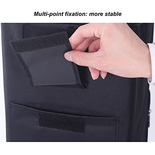 Folding Shopping Hand Cart Replacement Bag, Portable Waterproof Shopping Cart Backup Trolley Bags, Reusable Shopping Spare Bag Black