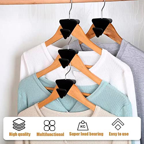 25 Pcs Space Saving Hanger Hooks, Clothes Hanger Connector Hooks, Heavy Duty Cascading Hanger Hooks for Organizer Closet, Fits All Hangers