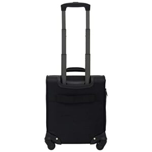 Wrangler 15" Underseat Spinner Carry-On Luggage, Black