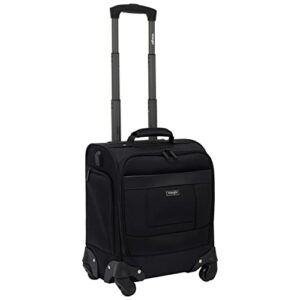 Wrangler 15" Underseat Spinner Carry-On Luggage, Black