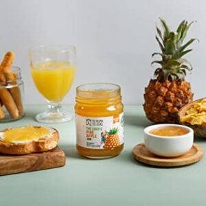 Pineapple Sugar Free Jam – No Added Sugar, No Preservatives, Gluten Free Pineapple Jam – Natural Taste with Perfect Sweetness Pineapple Fruit Spread for Breakfast, Toasts