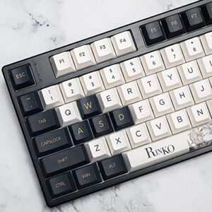 HiFiGo Mechkeys x Z Review Rinko Touch Cherry Profile Keycaps Set, 156 Key Caps Compatible with 60%, 65%, TKL, 75%, 96%, and Full-Size Keyboards (Rinko Touch)