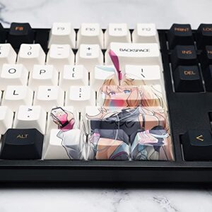 HiFiGo Mechkeys x Z Review Rinko Touch Cherry Profile Keycaps Set, 156 Key Caps Compatible with 60%, 65%, TKL, 75%, 96%, and Full-Size Keyboards (Rinko Touch)