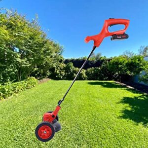 Weed Eater String Battery Powered,Weed Wacker Battery Powered Add Brush Cutter Blade,Lawn Edger Yard Tools Grass Cutter Craftsman Hedge Trimmer Cordless