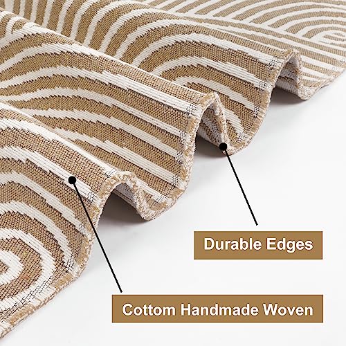 Tiffasea Indoor Door Mats, Front Door Mat 2'x3' Machine Washable Small Area Rug, Cotton Woven Indoor Outdoor Rugs Reversible Floor Mats for Bedroom/Bathroom/Kitchen/Entry