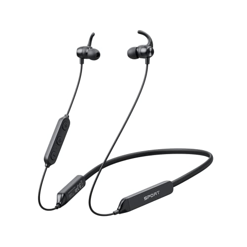 CXK Bluetooth Headphones Wireless Earbuds 52H Playtime Bluetooth 5.3 Neckband Bluetooth Wireless Headphones, IPX7 Waterproof HiFi Deep Bass Earphones with USB-C Fast Charging for Sport Running Gym