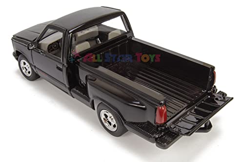 Motormax 1992 GMC Sierra GT Pickup Truck 1/24 Diecast Model Car Black 73204