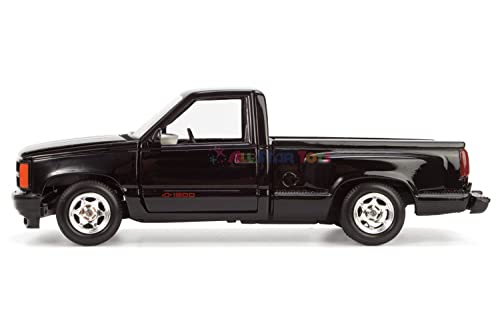 Motormax 1992 GMC Sierra GT Pickup Truck 1/24 Diecast Model Car Black 73204