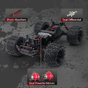 Rhybor High Speed RC Cars 40KPH for Adult, 9500E 1:16 Scale Remote Control Monster Truck, Racing Hobby RC Car for Adults, 4x4 All Terrain Off-Road RC Truck for Boys