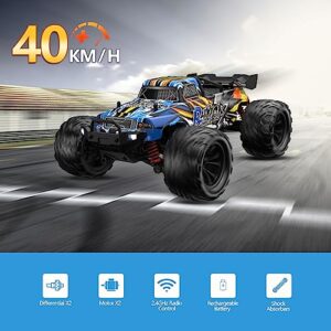 Rhybor High Speed RC Cars 40KPH for Adult, 9500E 1:16 Scale Remote Control Monster Truck, Racing Hobby RC Car for Adults, 4x4 All Terrain Off-Road RC Truck for Boys