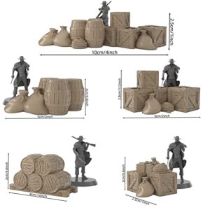 Cargo Piles Scatter Terrain DND Scenery Terrain 3D Printed 28mm Paintable Miniatures for Dungeons and Dragons Pathfinder, Warhammer 40k Tabletop Games