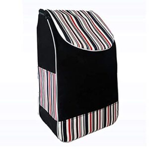 shopping cart replacement bag - 34l shopping trolley storage bag, portable waterproof oxford cloth shopping cart trolley bags, trolly bag shopping l32 x w19 x h56cm