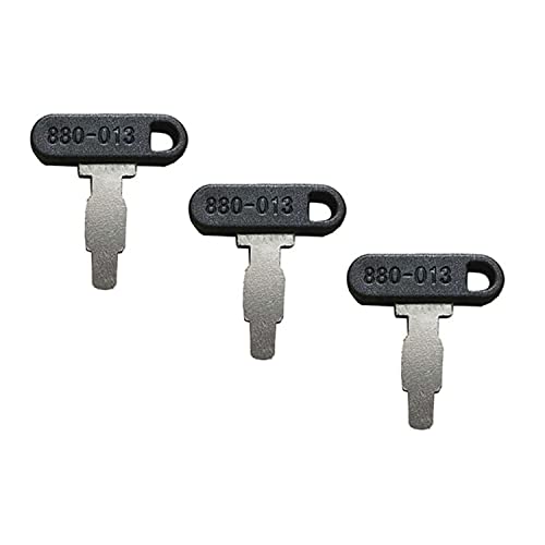 880-013 35111-880-013 lgnition Keys Replacement for Honda GX160 GX200 GX240 GX270 GX340 GX390 Generator and Power Equipment (Pack of 3)