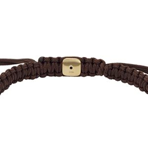 Fossil Men's Stainless Steel Tigers Eye Bracelet, Color: Brown (Model: JF04471710)