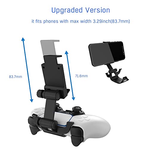 JOYTORN PS-5 Controller Phone Mount,Mobile Phone Gaming Clip for PS5 Dualsense Controller- Perfect Gaming Companion