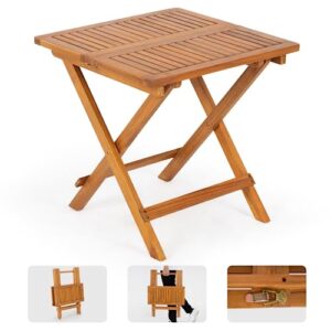 folding bistro side table