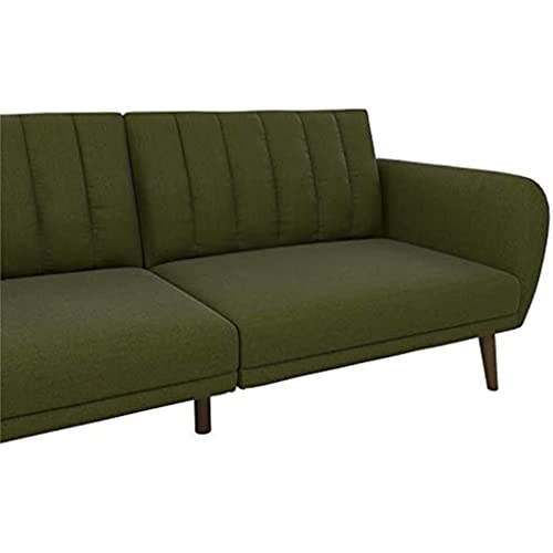 LJMXG Sofa Futon - Upholstery and Wooden Legs