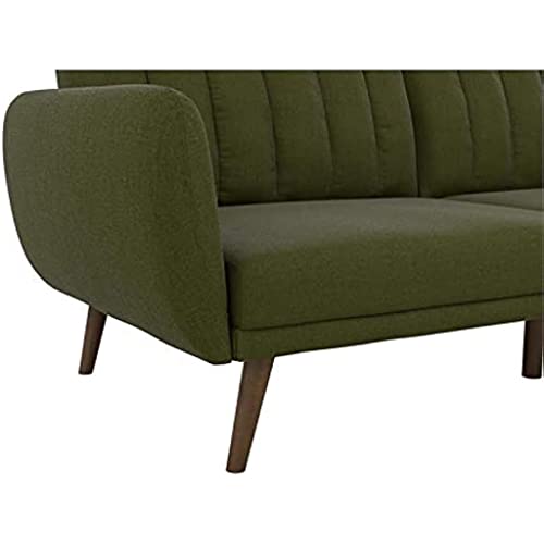 LJMXG Sofa Futon - Upholstery and Wooden Legs