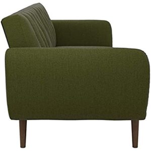 LJMXG Sofa Futon - Upholstery and Wooden Legs