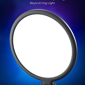 Newest 10.5" Full-Screen Light for Zoom Meeting - Kaiess 10x Lighting Area & Easy Adjustable Colors & Brightness Zoom Light with Flexible Stand & Versatile Phone Holder Fit for Streaming/Video Call