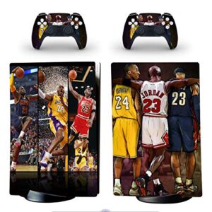 vanknight ps5 digital edition console controllers cover basketball legends skin decals sticker for ps5 digital console basketball goat