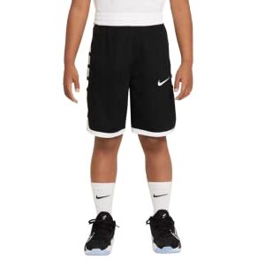 Nike Dri-FIT Elite Big Kids' (Boys') Basketball Shorts, Black/White, Medium