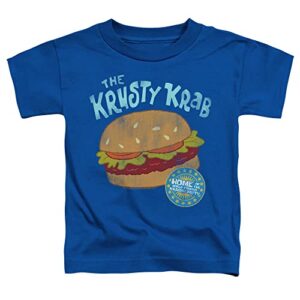 sons of gotham spongebob squarepants krusty krab - toddler t-shirt royal