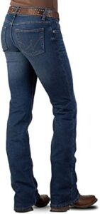 wrangler women's essential bootcut jean denim 30x34