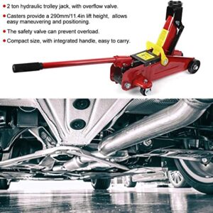 Car Jack Hydraulic, 2 Ton Floor Jacks Portable Auto Car Lifting Repair Tire Replacing Tool for Car Van Garage