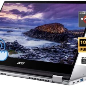 Acer 2023 Flagship X360 Chromebook 14/'' FHD IPS Touchscreen Spin 514 2-in-1 Convertible,AMD Ryzen 3 3250C (Upto 3.5 GHz),8GB RAM,128GB eMMC,WiFi,Long Battery,Chrome OS+HubxcelAccessory,Silver