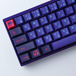 Wunzkii PBT Keycaps 158 Keys Laser Keycaps DYE-Sub Custom Keycaps Cherry Profile for Cherry Gateron MX Switches Mechanical Keyboard US and UK Layouts (6.25U 7U Spacebar)