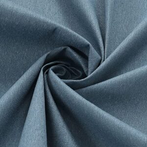 Sun Zero Tulare All Over Texture Thermal Total Blackout Grommet Curtain Panel, 40" x 96", Blue